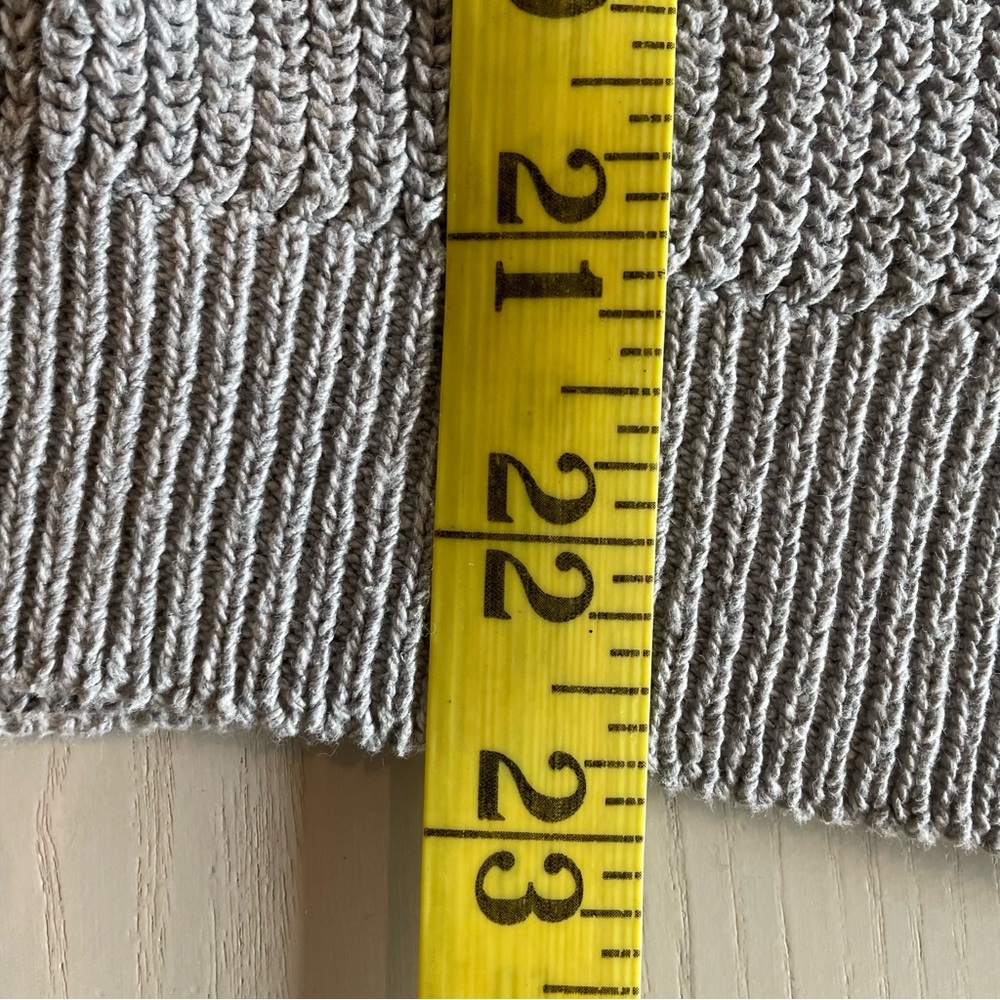 Pilcro Anthropologie Mock Neck Layering Sweater Vest (Gray) - M/L - Picture 6 of 8